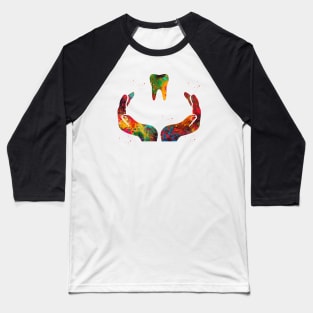 Dental Care Art Baseball T-Shirt